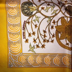 Rare Hermès Silk Scarf: Les Legendes de l’Arbre